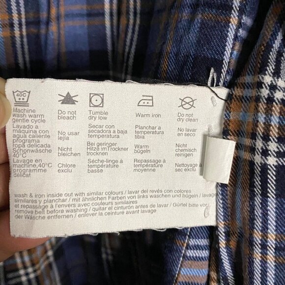 Esprit Women's Black Plaid Lined Full Zip Lightweight Jacket - Picture 10 of 10